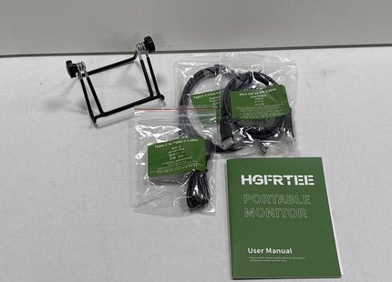 HGFRTEE 11.6" Portable Gaming Monitor HDMI USB-C 1366x768 – Black
