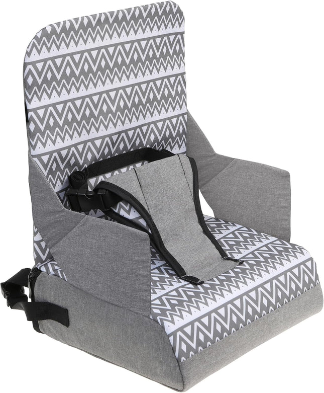 Dreambaby Grab 'N Go Portable Kids Booster Seat Grey, Travel High Chair, 6 Months–3 Years