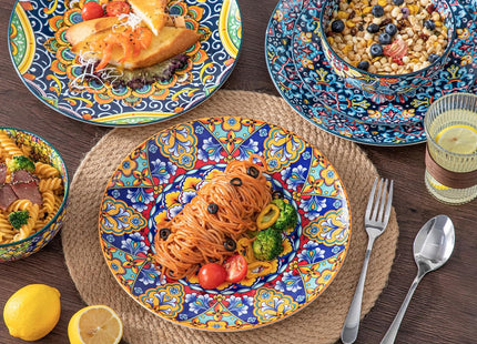 vancasso SIMI 11 Piece Dinnerware Set – Bohemian Porcelain Plates & Bowls