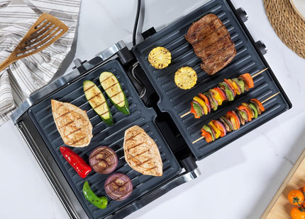 Salter Large Electric Health Grill – 2000W Ceramic Sandwich Toaster & Panini Press