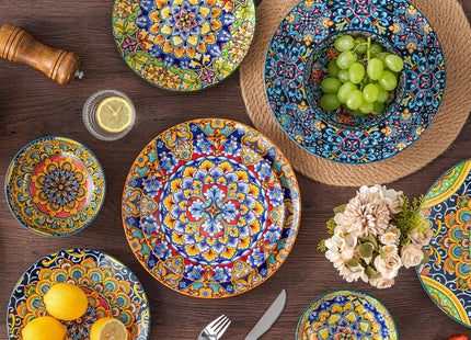 vancasso SIMI 11 Piece Dinnerware Set – Bohemian Porcelain Plates & Bowls
