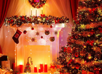 The Christmas Workshop 200 Multi-Coloured LED Christmas Lights – 13.9m Chaser Lights