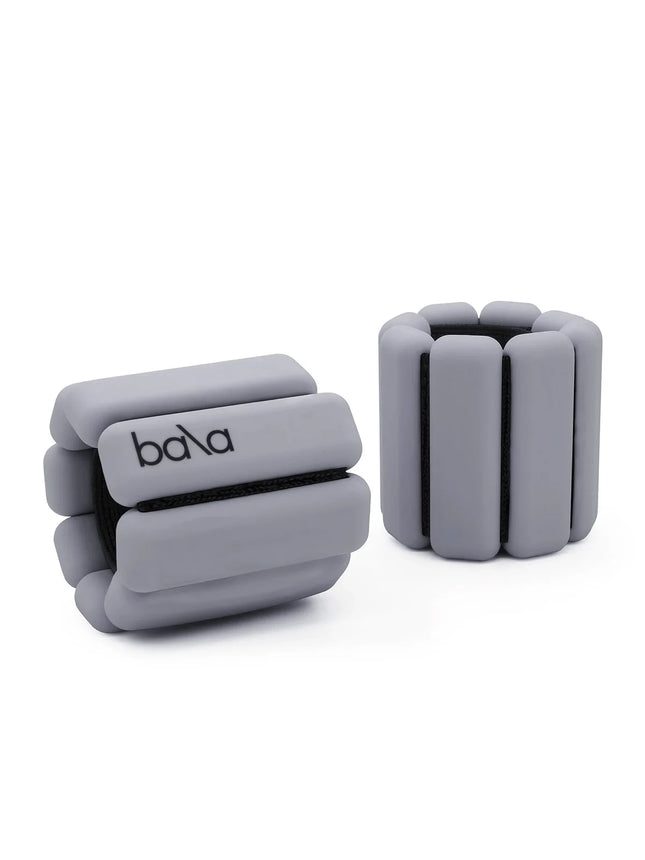 Bala Bangles 1LB Weighted Wrist & Ankle Weights – Heather Grey