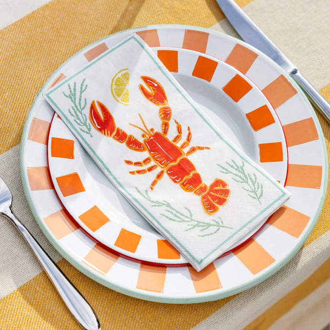 Talking Tables Lobster Long Lunch Paper Napkins 40cm – 16 Pack