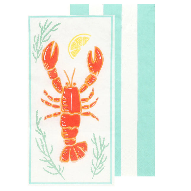 Talking Tables Lobster Long Lunch Paper Napkins 40cm – 16 Pack