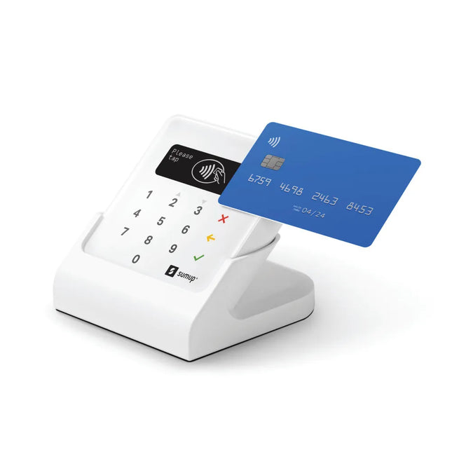 SumUp Air Card Reader Bundle with Charging Station – Contactless Payment Terminal