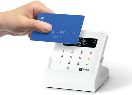 SumUp Air Card Reader Bundle with Charging Station – Contactless Payment Terminal