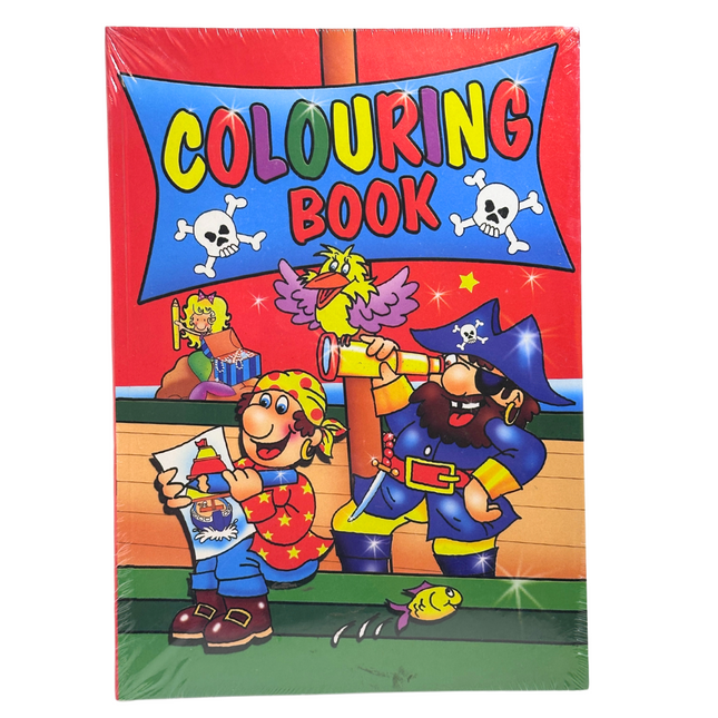 Kids Pirate Colouring Book – A4 Size, Fun Activity Book, Pack of 2