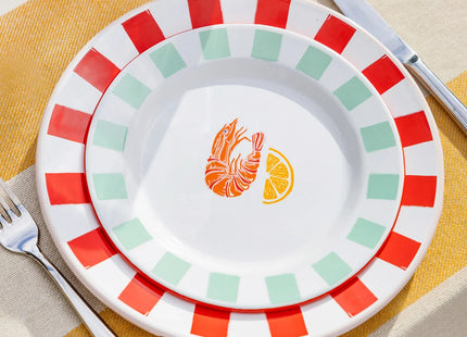 Talking Tables Handmade Enamel Plate 20cm – Reusable Shatterproof Indoor & Outdoor Plate