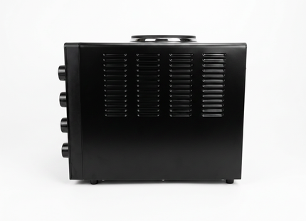 EGL 30L Mini Oven with Dual Hobs & Grill – 1400W Countertop Tabletop Cooker Black