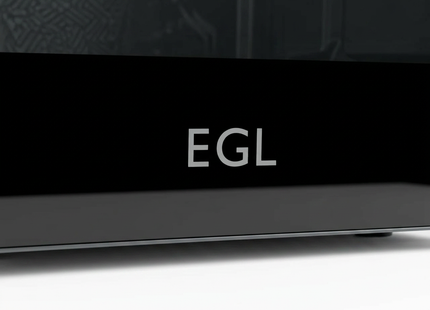EGL 30L Mini Oven with Dual Hobs & Grill – 1400W Countertop Tabletop Cooker Black