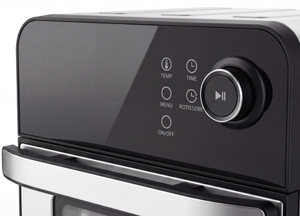 Linea AFS29T 14.5L Digital Air Fryer Oven with Rotisserie & Accessories 1600W Silver