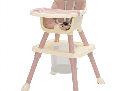 Ark miido 7-in-1 Baby High Chair Pink – Adjustable Feeding Chair - Used
