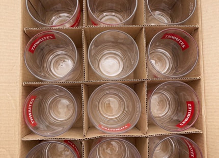 Thwaites Tulip Pint Glasses 20oz Beer Glasses Pack of 12