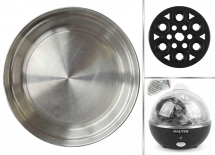Salter Electric Egg Cooker – 6 Egg Boiler with Poaching Trays, 430W