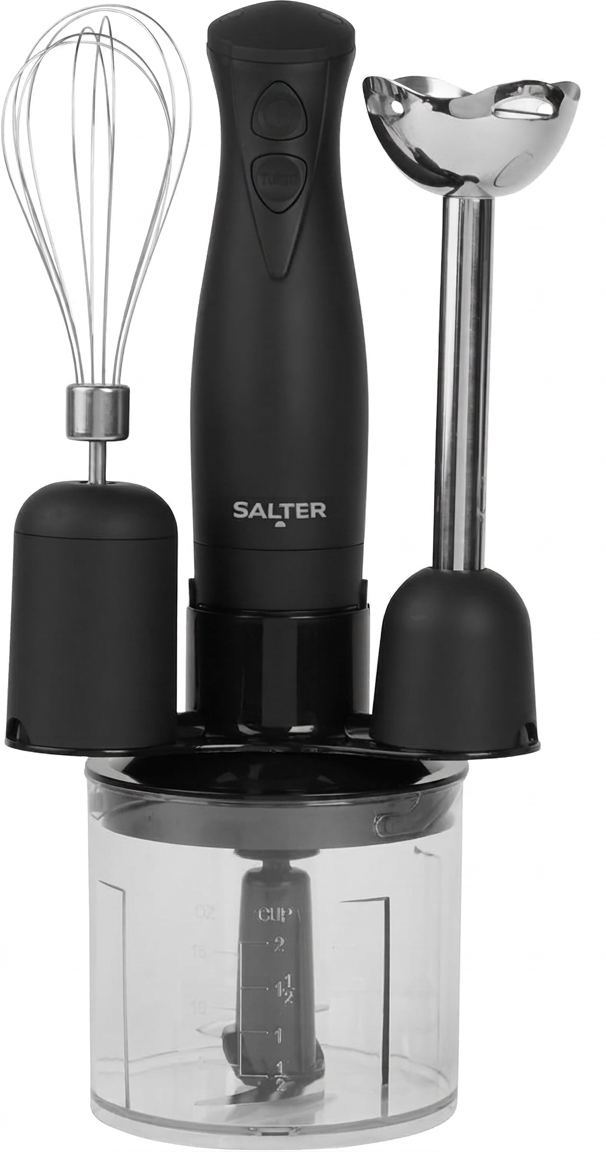 Salter Kuro 3 In 1 Hand Blender Set 350W EK2827BMBLK, Beaker not Included – Used