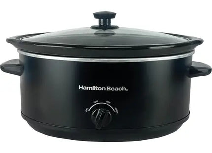 Hamilton Beach Family Favourite 6.5L Slow Cooker, HBSC070B - Black