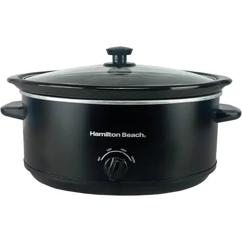 Hamilton Beach Family Favourite 6.5L Slow Cooker, HBSC070B - Black