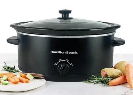 Hamilton Beach Family Favourite 6.5L Slow Cooker, HBSC070B - Black