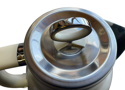 Salter Retro Cream Electric Kettle – 1.7L Rapid Boil 3kW, Vintage Design
