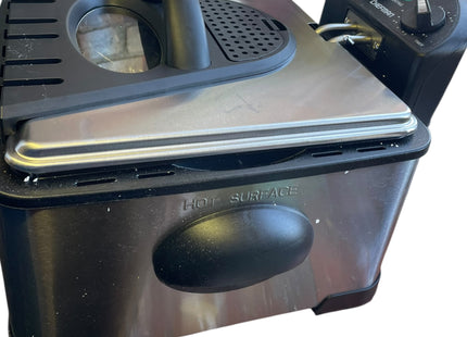 Chefman 4.3L Deep Fat Fryer 2000W – XL Stainless Steel Fryer - Used