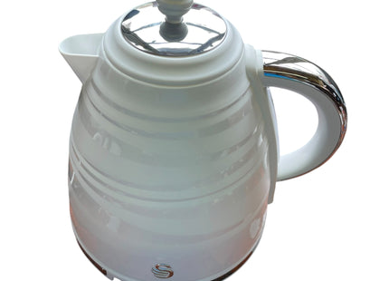 Swan Symphony 1.7L Jug Kettle – 3000W Rapid Boil, 360° Base, White - Used