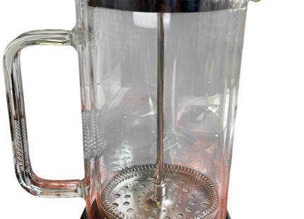 Grunwerg Café Olé Doppio Double Walled Glass Cafetiere 1L, Black – Used