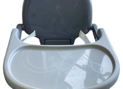 Chicco Pocket Snack Booster Seat Dark Grey, Adjustable Dining Chair - Used