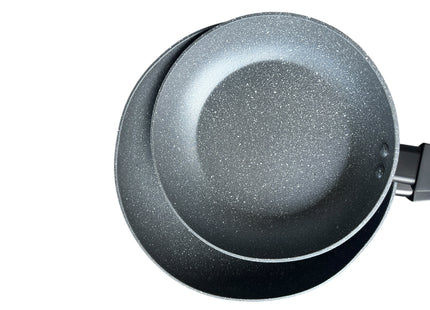 Russell Hobbs Metallic Marble 5 Piece Non-Stick Cookware Set Aluminium Induction Black