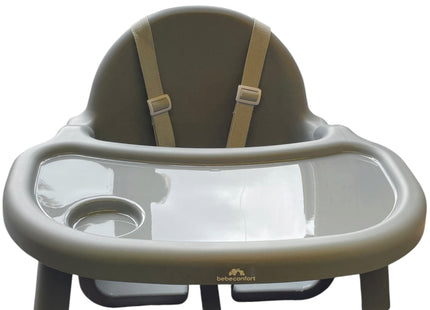 Bebeconfort Meely 2-in-1 Baby High Chair Dark Grey Feeding Chair - Used
