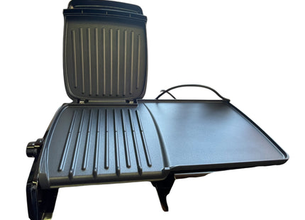 George Foreman Large Electric Grill & Griddle 23450, Non-Stick Grill, Black - Used