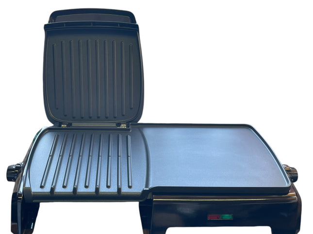 George Foreman Large Electric Grill & Griddle 23450, Non-Stick Grill, Black - Used