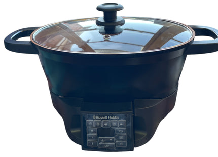 Russell Hobbs Good To Go 6.5L Multi Cooker, Digital Slow Cooker, Black - Used