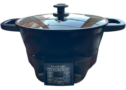 Russell Hobbs Good To Go 6.5L Multi Cooker, Digital Slow Cooker, Black - Used