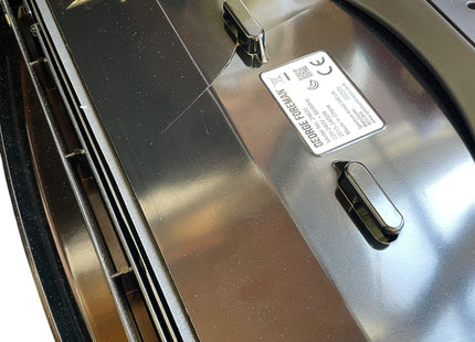 George Foreman Large Electric Fit Grill – 2400W Panini Press & BBQ Grill, Black