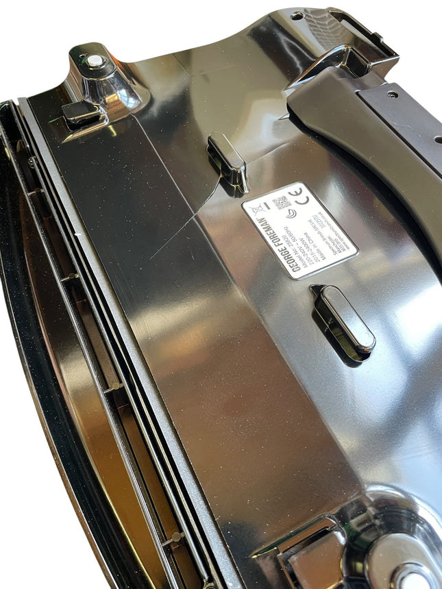 George Foreman Large Electric Fit Grill – 2400W Panini Press & BBQ Grill, Black