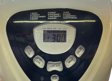 Morphy Richards Fastbake Breadmaker, 12 Programmes, White - Used