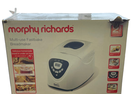 Morphy Richards Fastbake Breadmaker, 12 Programmes, White - Used