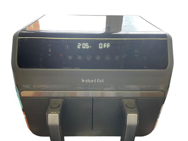 Instant Pot Vortex Dual Air Fryer 8L, Twin Basket, Truffle Grey - USED