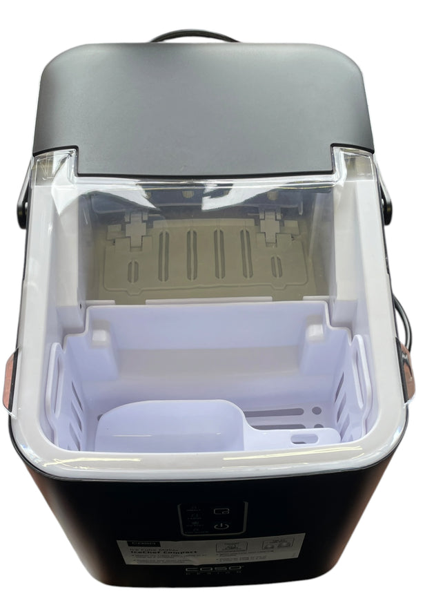 CASO IceChef Compact Ice Cube Maker, Self-Cleaning Countertop Machine - USED