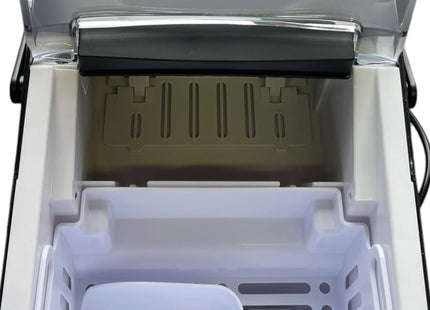 CASO IceChef Compact Ice Cube Maker, Self-Cleaning Countertop Machine - USED