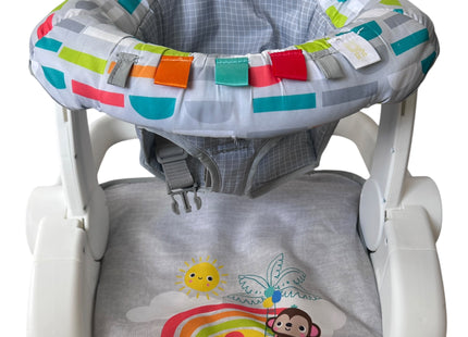 Bright Starts Baby Floor Seat with 2 Sitting Positions & Activity Toys, Playful Paradise - USED