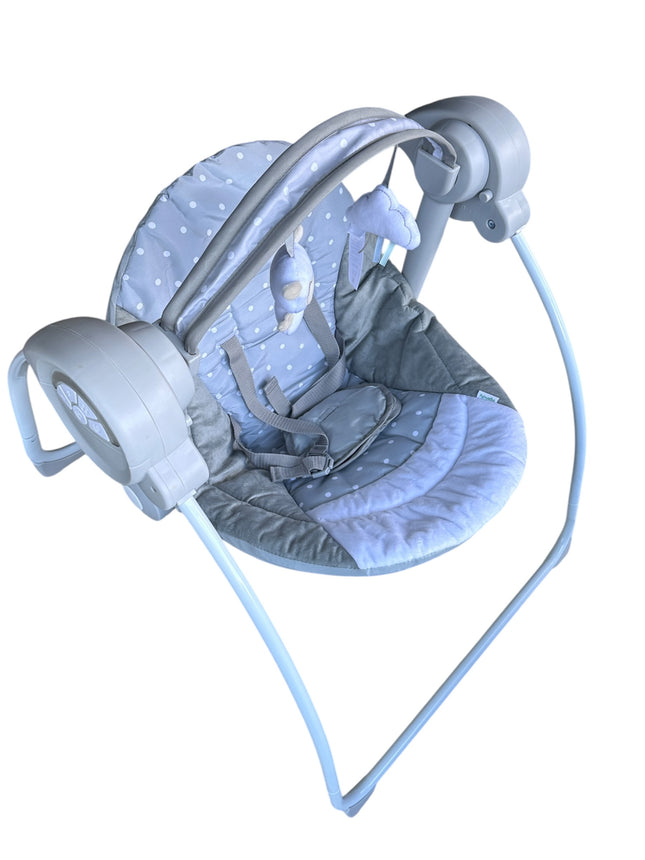 Ingenuity Comfort 2 Go Compact Portable Baby Swing – 6 Speeds, Music - USED