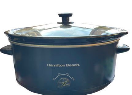 Hamilton Beach Family Favourite 6.5L Slow Cooker, HBSC070B, Black - USED