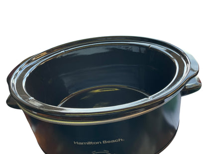 Hamilton Beach Family Favourite 6.5L Slow Cooker, HBSC070B, Black - USED