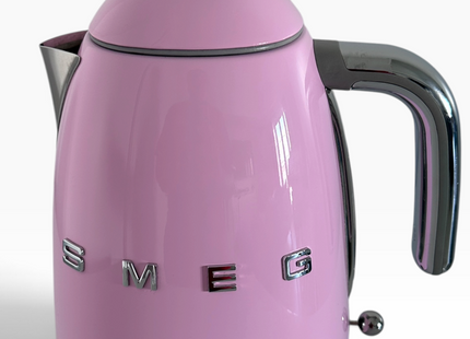 Smeg KLF03PKUK 1.7L Retro Style Electric Kettle with 360° Swivel Base, Pink - USED