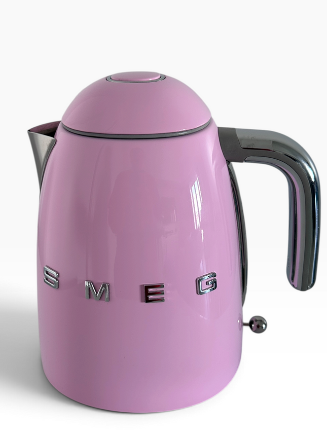 Smeg KLF03PKUK 1.7L Retro Style Electric Kettle with 360° Swivel Base, Pink - USED