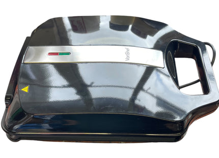 VonShef 4 Slice Deep Fill Sandwich Maker, Non-Stick, 1600W Black - USED