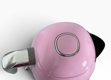 Smeg KLF03PKUK 1.7L Retro Style Electric Kettle with 360° Swivel Base, Pink - USED