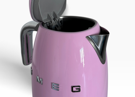 Smeg KLF03PKUK 1.7L Retro Style Electric Kettle with 360° Swivel Base, Pink - USED